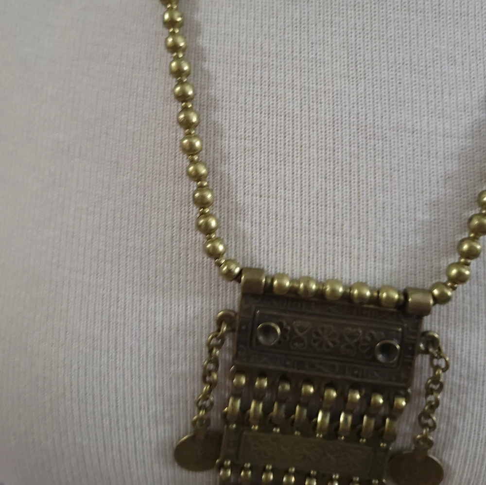 Child of Wild Bodrum Necklace Brass Chunky Coin - Picture 12 of 12
